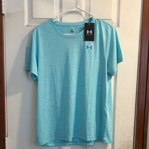 Under Armour Women's Light Blue Long Sleeve Tee